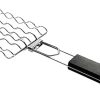 MaGiLL Griddle Set 9 Pcs Stainless Steel Grill Spatula Set with Enlarged Spatulas, Scraper, Tongs Wooden Handle Tool Set Barbecue Accessories Kit 3