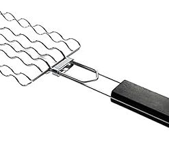 Grill Basket 21.85 x 4.72in,Non-stick Kebab Grill Basket， Stainless Steel Grill Tools, Grill Accessories, Grill Rack, Vegetable Meat, Steak, Shrimp Skewers, Stainless Steel Grill Tools