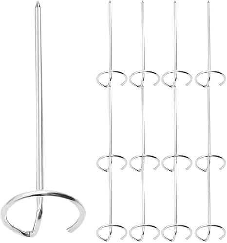 12 Pcs Stainless Steel Skewers for Air Fryer BBQ Grilling Meat Kebab Vertical Barbecue Tools Kitchen Accessories 2 12 Pcs Stainless Steel Skewers for Air Fryer BBQ Grilling Meat Kebab Vertical Barbecue Tools Kitchen Accessories - Image 2