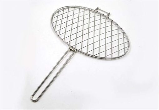 MaGiLL Grill Basket, Grilled Fish Clip Stainless Steel Keep Barbecue Accessory Tool Dirty