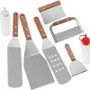 Cookware Set Utensils 8pc BBQ Tools Kit Multi-Function Spatula for Outdoor Grill