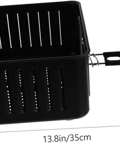 VICASKY Frying Basket Tool Kitchen Fryer Accessory Square Food Fryer Basket Easy Clean and Maintain 2
