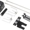 Steel BBQ Brush and Scraper BBQ Cleaner Brush Perfect Tools Grill Cleaning Brush Ideal Barbecue Accessories,D 3