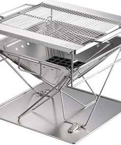 Metal Outdoor Barbecue Accessories, Folding Barbecue Stove Barbecue Light Charcoal Barbecue Grill Non Stick Outdoor