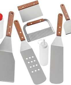 VICASKY 1Set Heavy Duty BBQ Grill Tools Portable and Utensils for Camping and Outdoor Picnics Easy to Clean Grilling Accessories for Barbecue Enthusiasts