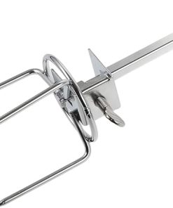 Toyvian 3 Sets Heavy Duty Stainless Steel Roast Chicken Fork BBQ Spit Fork Oven Accessory for Kitchen 2