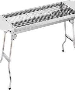 Grills Barbecue Set Outdoor Home Multifunctional Stainless Steel Folding Barbecue Portable People BBQ Party BBQ Accessories Tools