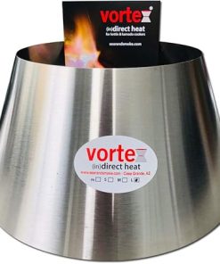 Large BBQ Vortex™ (in) Direct Cooking Charcoal Grill Accessory Cone for BGE XL Jumbo Joe UDS 55 gal - Original - USA Made -Genuine Large Size