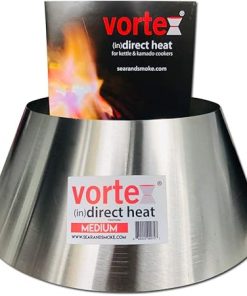 2 Pack - Medium BBQ Vortex™ BGE Kamado Kettle Charcoal (in) Direct Cooking (2)