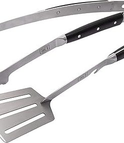 Oklahoma Joe’s 7826131R06 Blacksmith 2pc Tool Set, Black 2