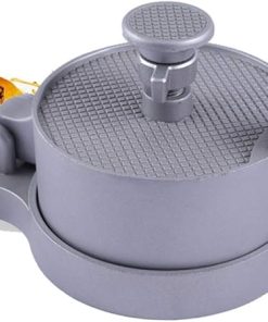 Adjustable Burger Press, Hamburger Patty Maker Makes 1/4lb to 3/4lb Patties for BBQ Grill, Non-Stick Food Grade Cast Aluminum