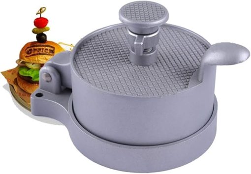 Adjustable Burger Press, Hamburger Patty Maker Makes 1/4lb to 3/4lb Patties for BBQ Grill, Non-Stick Food Grade Cast Aluminum