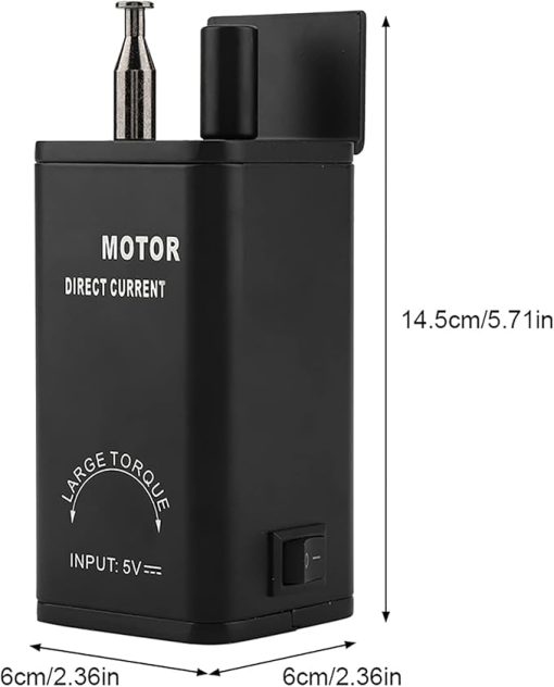 Barbecue Motor, DC 5V BBQ Roast Rotisserie Grill Motor Roaster Barbecue Tool Accessories with USB Cable Grill Rotisserie Spit Kit Accessories - Image 2