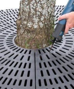 3 Ft Tree Grate Round Black 2