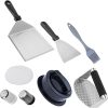 Complete Grill Accessory Set Tool Handle Stainless Steel Spatula for Outdoor Cooking 4