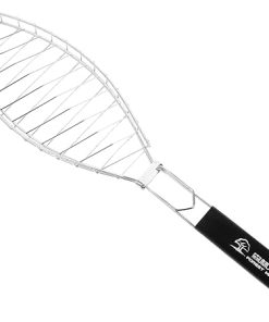 HANABASS Bbq Supplies Grilling Net Clip Fish Grill Rack Bbq Grill Rack Cooking Grate Tool