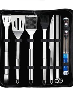 Grilling Accessories,BBQ Accessories,Grill Utensils Set, 10PCS Stainless Steel Grilling Set,Outdoor Barbecue