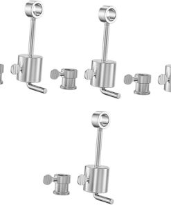 POPETPOP 4 Sets Grill Rack Spit Balance Electric Grill Accessory Rotisserie Rod Stops