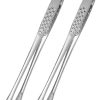Catering tongs Stainless Steel Food Tongs, Kitchen Utensils, Self-cooking Tools, Heat-proof Bread Tongs Pastry Tongs Barbecue Kitchen Tongs Steel 4