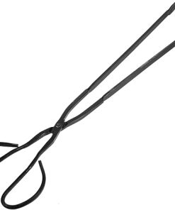 Lengthened Charcoal Clip Durable Bbq Tongs for Outdoor Cooking Easy to Use Iron Charcoal Clamp Versatile Fireplace Accessory for Safe Handling of Charcoal and Firewood