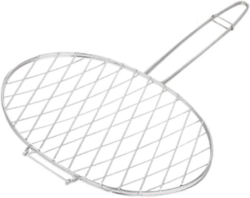 BBQ Net Grilling Basket Portable Grilling Accessories Cooking Net for Park for Vegetables Fish