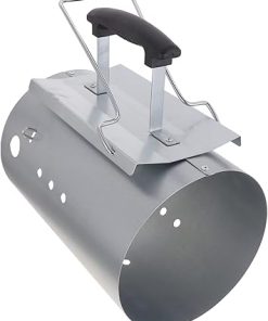 BBQ Tool Barbecue Grill Ignition Barrel Chimney Starter Easy Lighting Newspapers or Light Cubes Clean Cooking