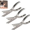 BBQ Rib Skinner, Rib Membrane Remover Stainless Steel Tool Kit, Rib Membrane Removal Kit, Ergonomic Design for, Rib Prep Tools for Easy Rib Membrane Removal(2#) 4