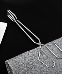 Cooking Tongs 1 Pcs for Grilling Stainless Steel Scissors Type Food Clip Barbecue Clip Pizza Bread Clamp Outdoor Cooking Tool 2