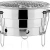 OUSIKA DOUBA Barbecue Rack Reusable Tool Accessories, Portable Home Outdoor Barbecue with Camping Cooking Tools Barbecue 3