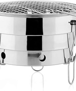 Charcoal grills Mini BBQ Grill Stainless Steel BBQ Grill Folding Barbecue Accessories Portable Kitchen Cooking Tools For Outdoor Camping