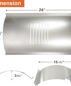 Flame Broiler Kit for Pit Boss 820 Series Pellet Grills Slide Cover Bottom Kit Replacement Part for Pit Boss PB820S PB820SC PB820FB PB820FBC PB820PS1 PB820D Pellet Grill 2