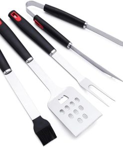 Stainless Steel Barbecue Tool BBQ Outdoor Multi-Purpose Shovel Fork Sweeping and Clamping Barbecue Tool 2