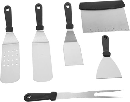 Grill Set BBQ Accessories Stainless Steel BBQ Tools Kit for Camping Gourmet Restaurant Use