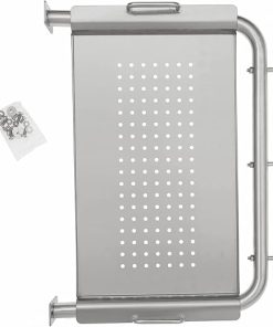 BBQ-PLUS Stainless Steel Pellet Grill Side Shelf for Pit Boss 700 Series and 820/850 Series, Grill Shelf Attachment with Serving Tray