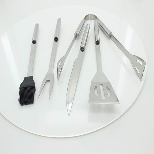 Utoolmart BBQ Grill Tool Set- 18 in 1 Stainless Steel Barbecue Grilling Accessories with Carrying Case, Includes Spatula, Tongs, Skewers - Image 2
