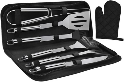 Outdoor Barbecue Kit Stainless Steel Camping Cooking Tool Set BBQ Spatulas