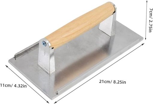 POPETPOP 3pcs Meat Press Hamburger Patty Maker Burger Press for Griddle Griddle Accessories Burger Smasher Tool Aluminum Material Kitchen Supply - Image 2