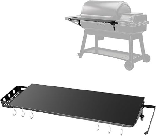 Folding Shelf for Traeger Ironwood XL, Timberline XL, Grill Accessories with P.A.L. Pop-and-Lock-Folding Shelf for Traeger Timberline XL, Ironwood XL, Replacement for BAC605 Folding Shelf, 33" x 12"