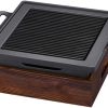 Portable BBQ Grill Barbecue Grill Charcoal BBQ Oven Household Non-Stick Cooking Tools (Size : L) (OneColor S)