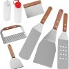 8pc BBQ Grill Utensils Set Grilling Tool Stainless Steel Grill Accessories for Outdoor Camping Vacation