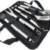 Jutagoss BBQ Grill Tool Set, Stainless Steel Barbecue Grilling Accessories with Carrying Case, Includes Spatula, Tongs, Skewers, 18 Pieces Set 4