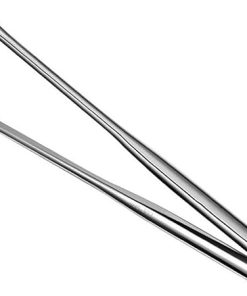 Pliers Grill Tongs Meat Cooking Utensils for BBQ Baking Silver Kitchen Accessories Camping Supplies Item Barbecue Clip (Large)