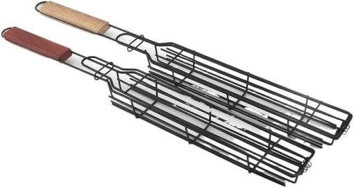 Outdoor Barbecue Cage Camping Meat and Vegetable Barbecue Rack - Image 2