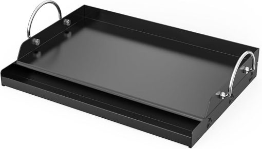 Onlyfire Universal BBQ Griddle with Handles for Most Grills, Ceramic Coated Non-stick Flat Top Griddle for Outdoor Cooking, 18"L x 12.6"W x 2.8"H "