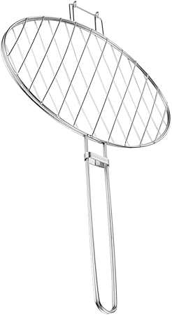 Outdoor Cooking Bbq Tools Stainless Steel Grilled Fish Tongs Large Grilling Basket Locking Heat-resistant Handle