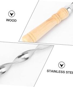 HANABASS 2sets Kabob Skewers for Grilling Bbq Tools Roasting Sticks Heat Resistant Outdoor Use 6pcs*2 2