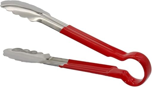 Tongs Barbecue Tongs Food Tongs Food Clip Kitchen with Stainless Steel Tweezers Plastic Clip Barbecue Buffet Restaurant Tool