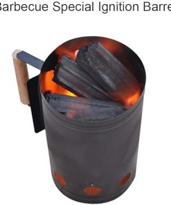 Barbecue Tools Fast Charcoal Ignition Barrel Carbon Stove Outdoor Barbecue Fire Bamboo Chimney Starter 2