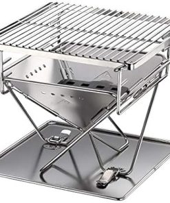 BBQ Grill Outdoor Portable Stainless Steel BBQ Grill Folding BBQ Grill Outdoor BBQ Grill Camping Picnic Barbecue Tool Barbecue Accessories