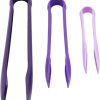 Mini Tongs Silicone Food Tong Stainless Steel Kitchen Tongs Silicone Non-Slip Cooking Clip Clamp BBQ Salad Tools Grill Kitchen Accessories Tongs 3
